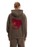 VÉRON dragon emblem on hoodie back 1
