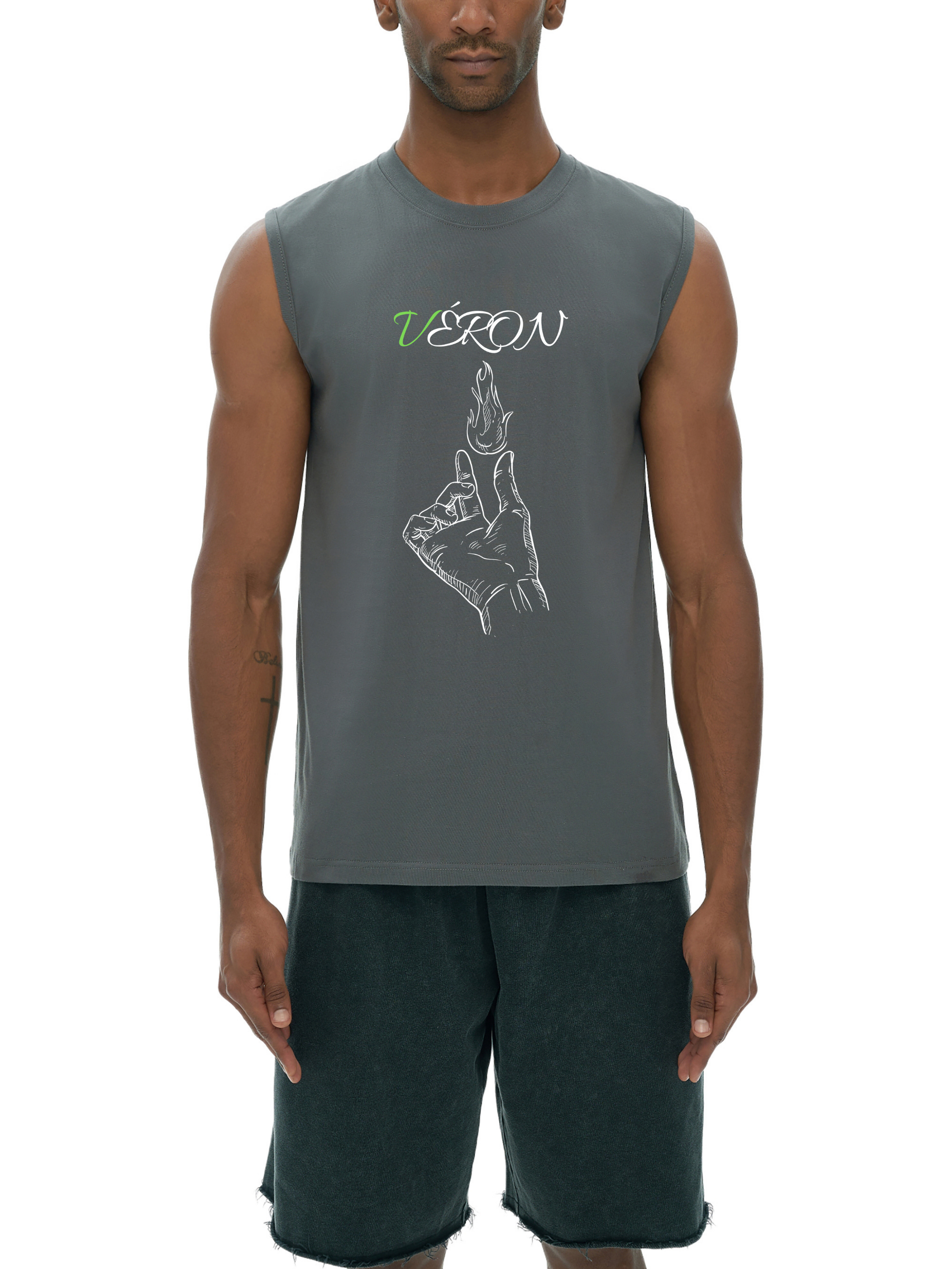 veron the flame tank top unisex streetwear 1