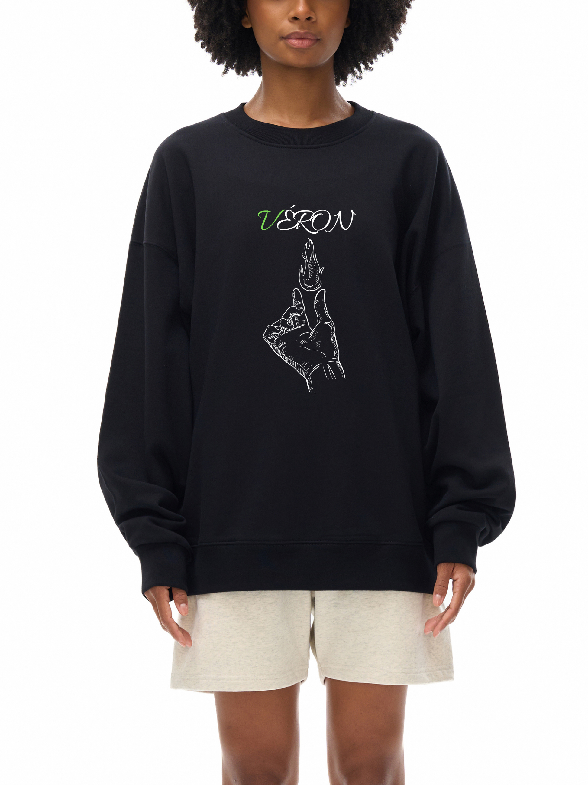 veron the flame heavyweight sweater for men and women 1