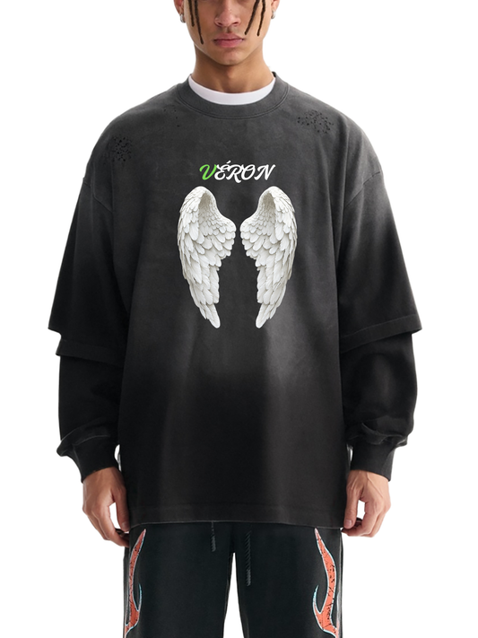 Luxury streetwear two-piece shirt VÉRON 1