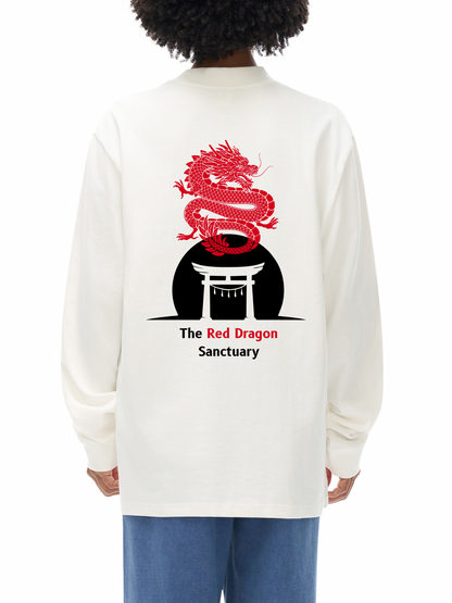 “Asian-inspired dragon design VÉRON fashion top” 1