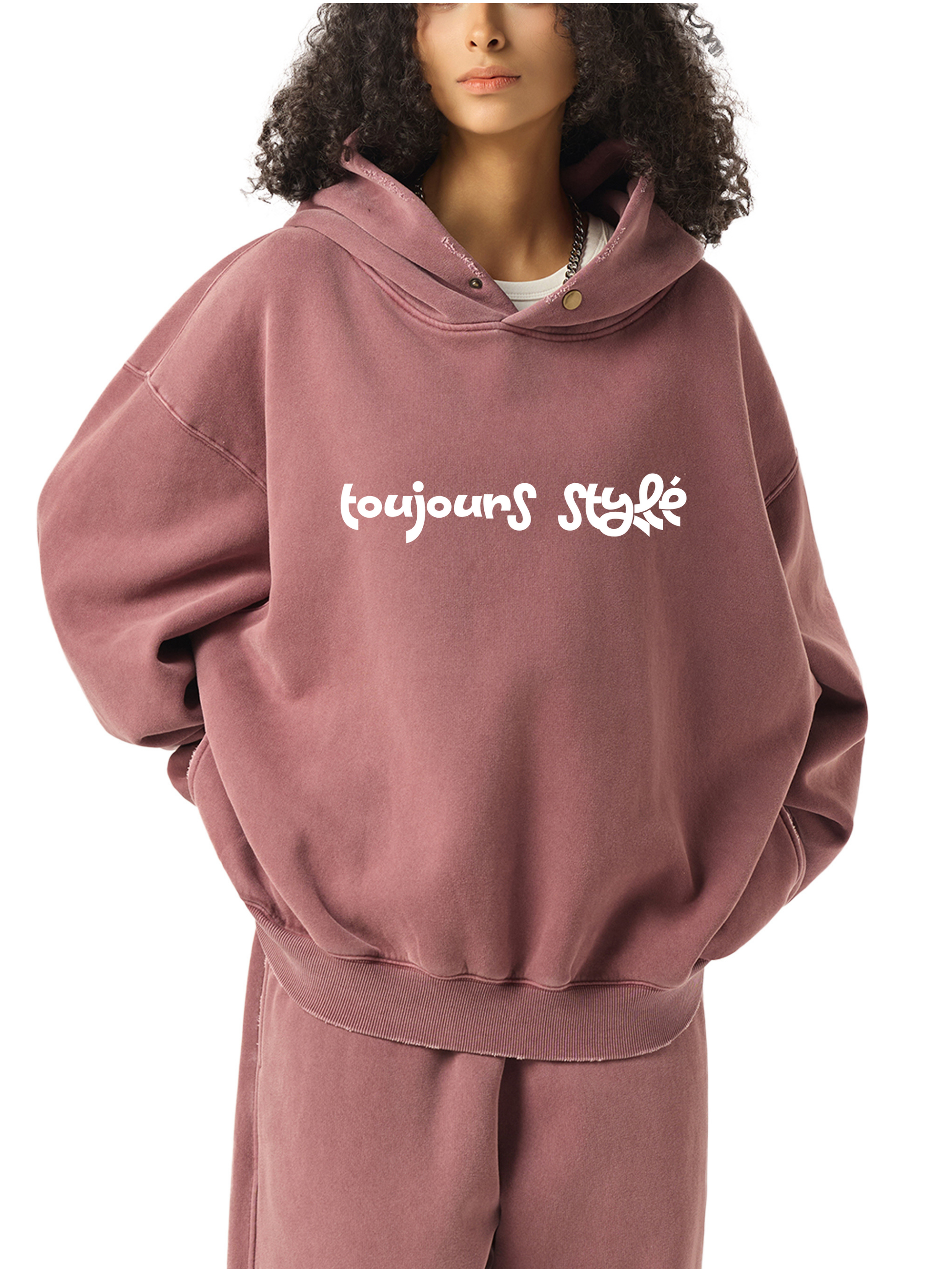 Washed heavyweight designer hoodie for men and women 3