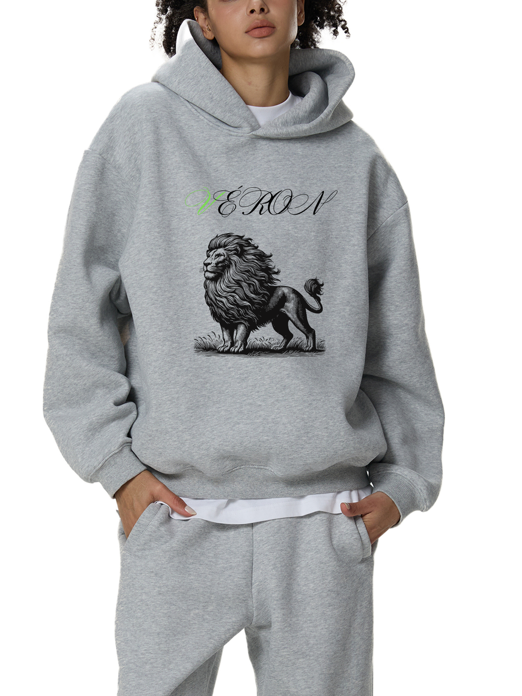 Luxury unisex hoodie streetwear by VÉRON 8