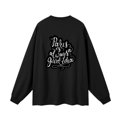 Luxury high-quality oversized long sleeve shirt by VÉRON Paris 6