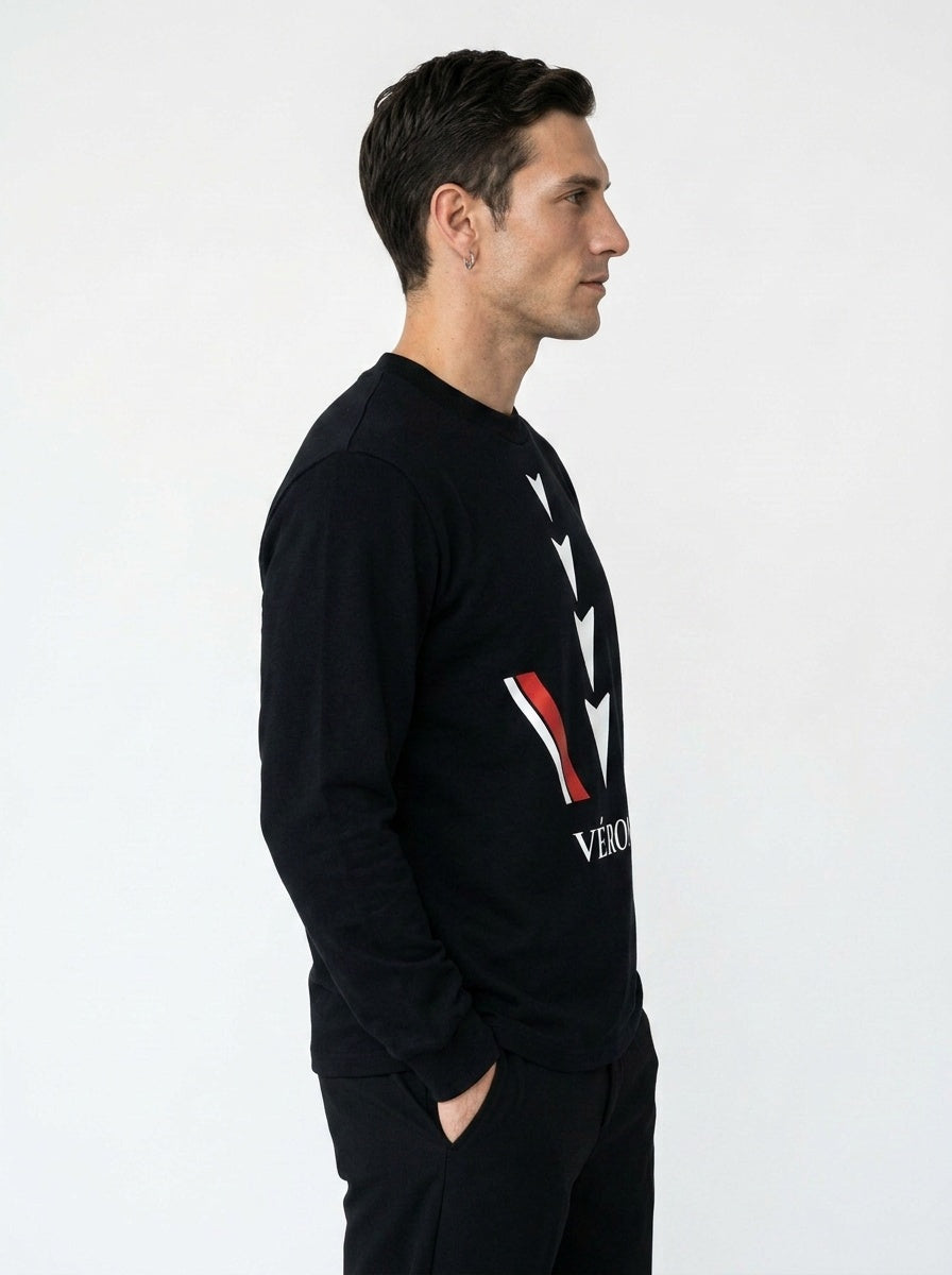VÉRON Le Chevron Unisex Crewneck