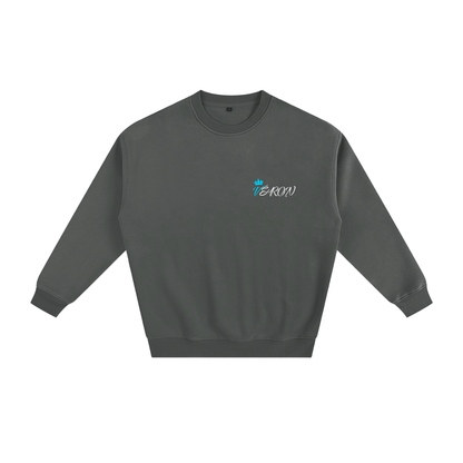 Showcasing reinforced stitching on VÉRON premium sweater. 