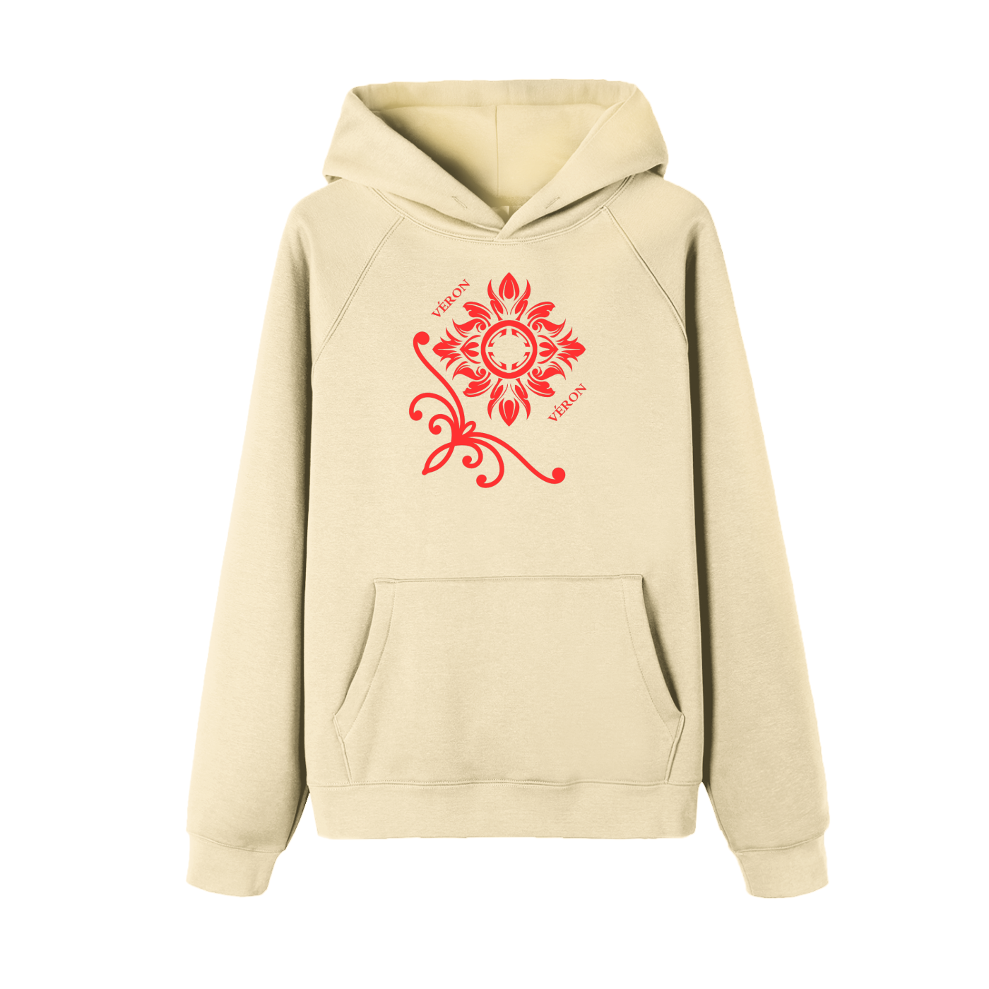 “VÉRON Rouge Magnum Premium Hoodie – Luxury Streetwear for Men and Women” 8