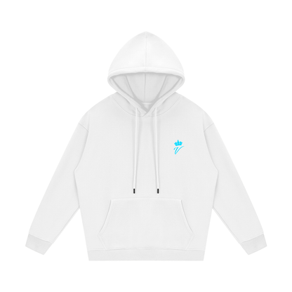 VÉRON Édelweiss Premium Hoodie front view in luxury streetwear design 1