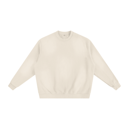 Beige sweatshirt on a white background