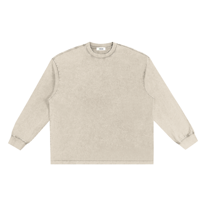 VÉRON Le Mirage vintage washed long sleeve shirt 5