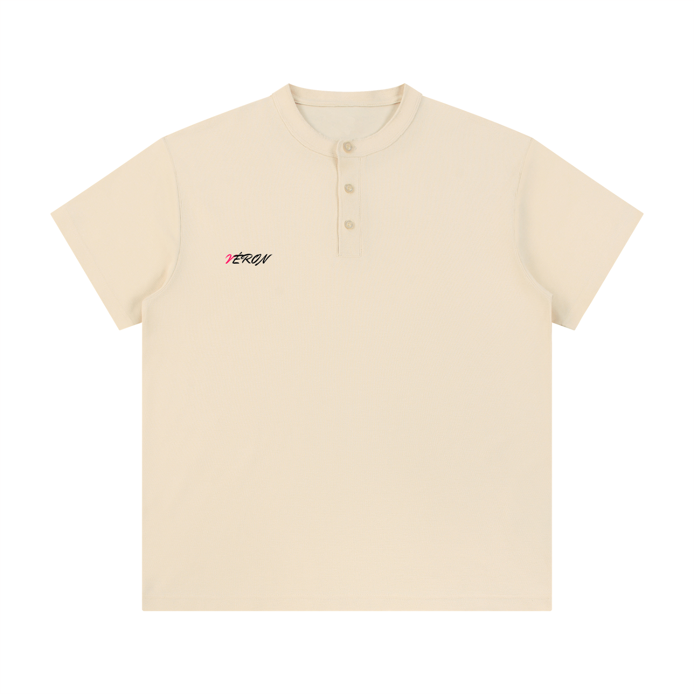 VÉRON Saint-Germain unisex polo shirt front view.