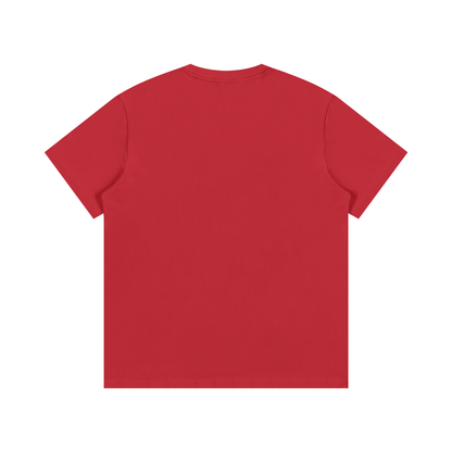 Red t-shirt on a white background