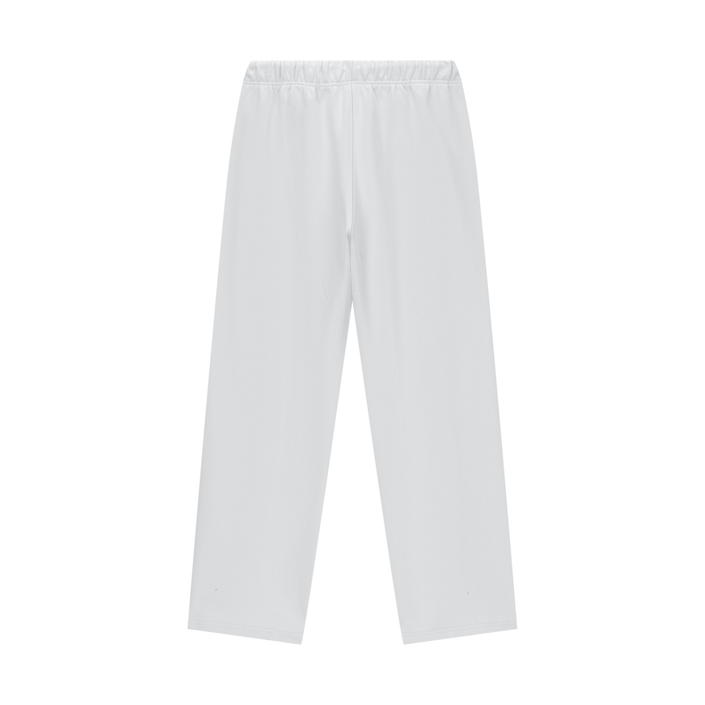 White pants on a white background