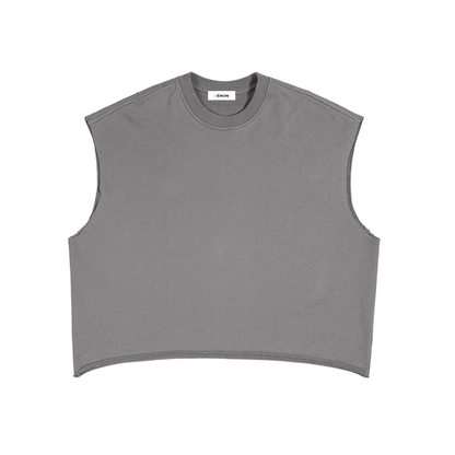 VÉRON Terry Boxy Tank Top unisex oversized streetwear fit 