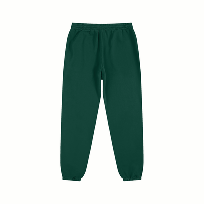 VERON Green sweatpants on a white background