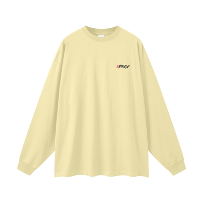VÉRON La Trémoille Unisex Premium Long Sleeve Shirt front view 4.

