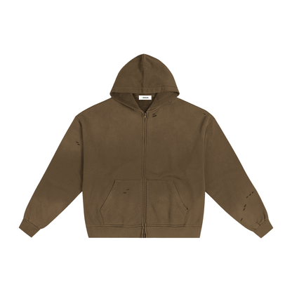 VÉRON Le Clos Mystérieux Heavyweight Zipper Hoodie