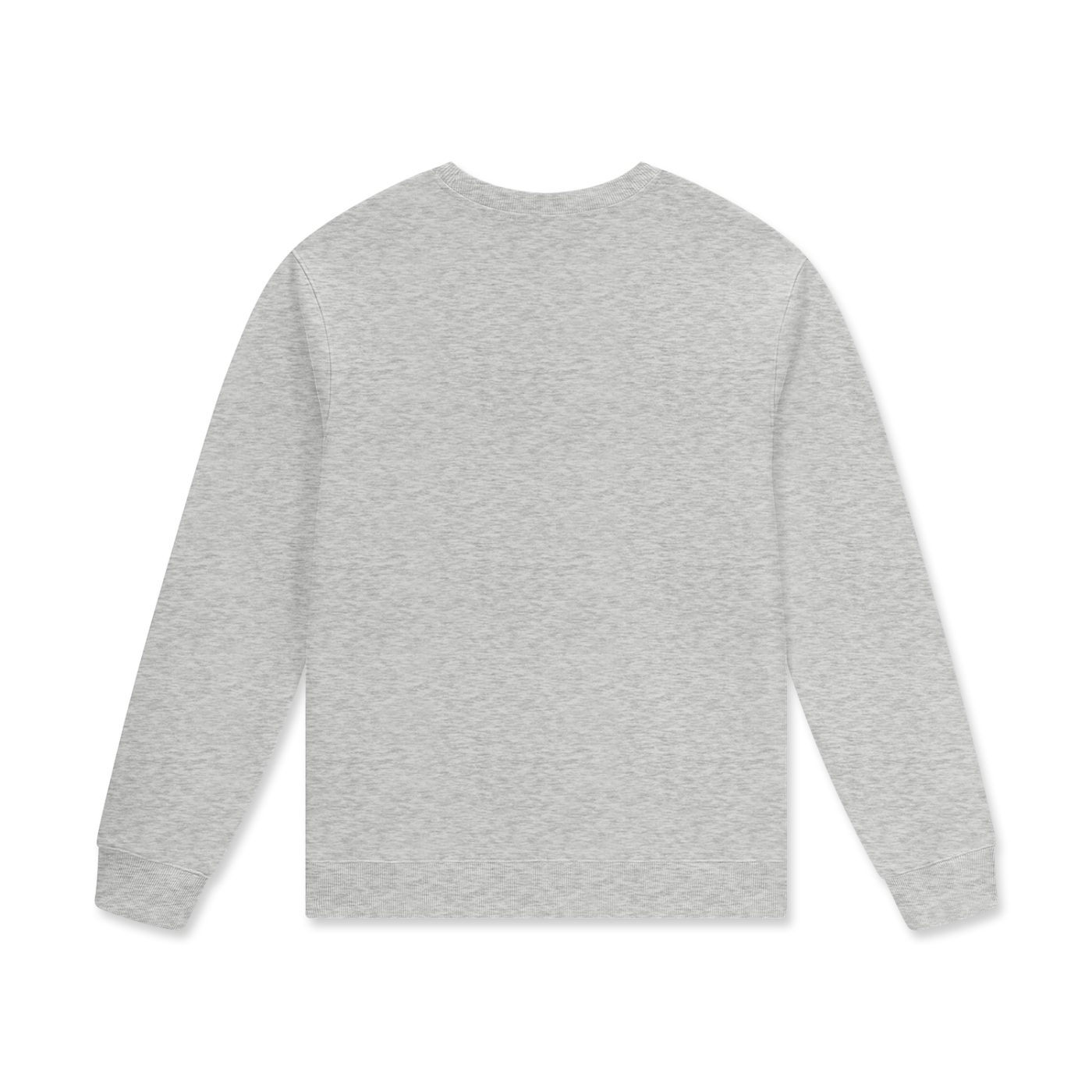 Gray sweatshirt on a white background