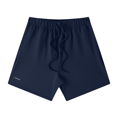 VERON Navy blue shorts with a brand logo on a white background
