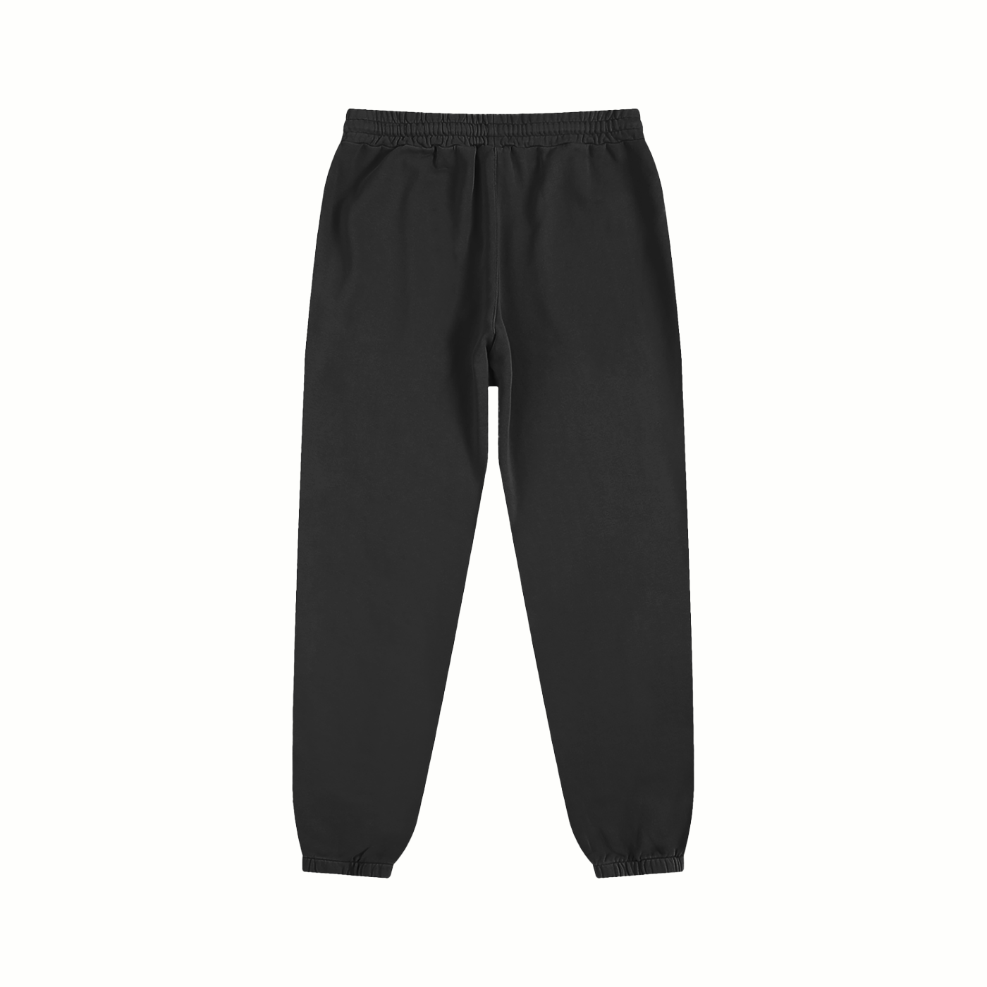 VERON Black sweatpants on a white background