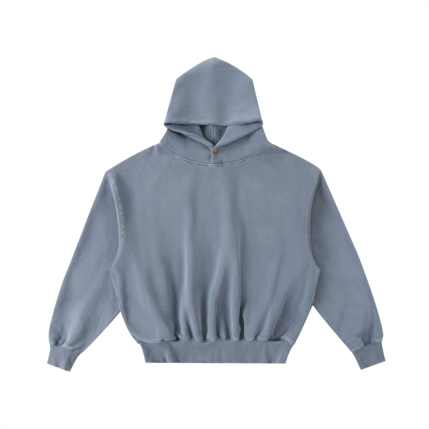 Blue hoodie on a white background