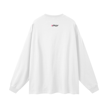 VÉRON La Trémoille Unisex Premium Long Sleeve Shirt back view

