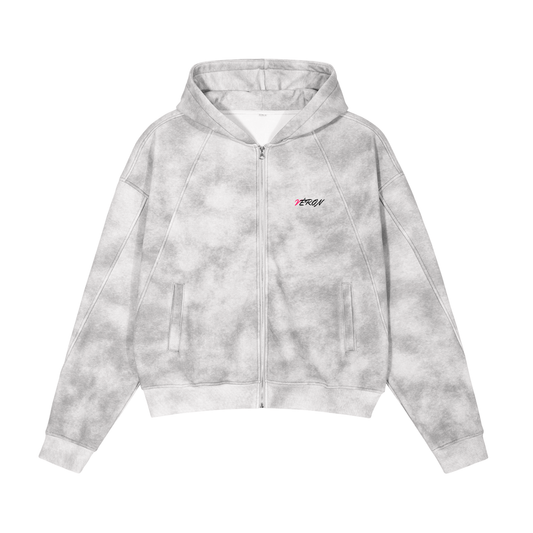 VÉRON ICI C’EST PARIS heavyweight unisex hoodie front view.