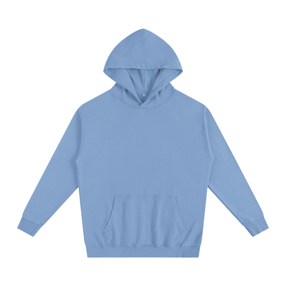 Light blue hoodie on a white background