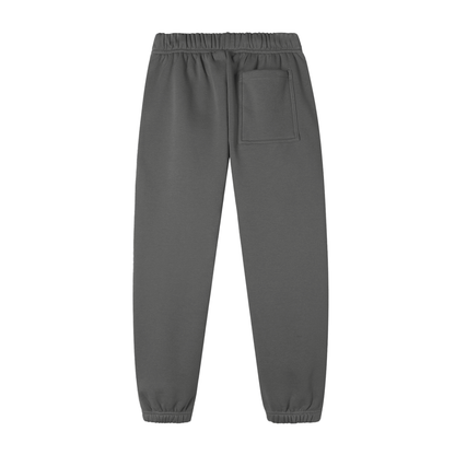 Gray sweatpants on a white background