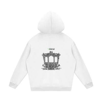 Model styling VÉRON Élixir Cristal luxury streetwear hoodie 5
