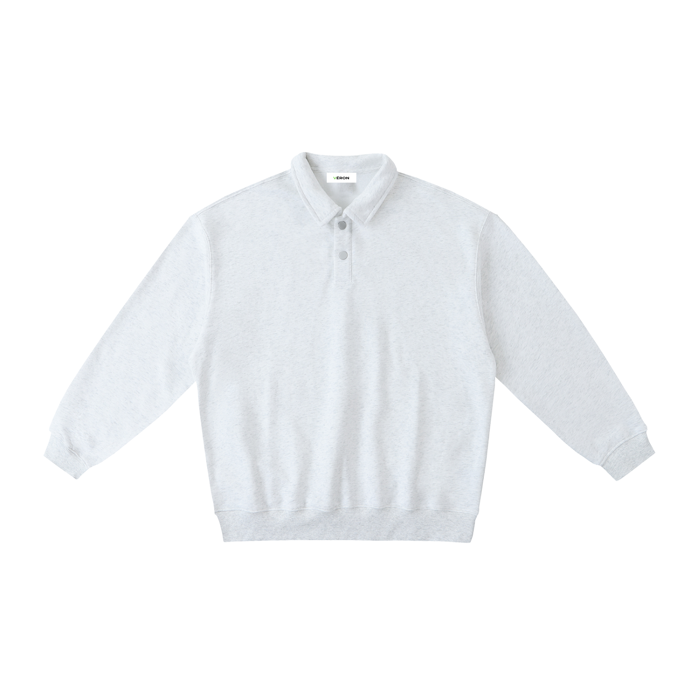 VÉRON Avenue du Charme heavyweight Polo sweatshirt