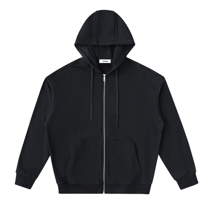 “High-quality fabric detail of VÉRON Avenue de la Cour Impériale hoodie” 9