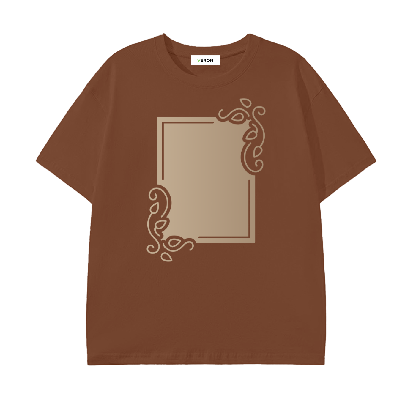 VÉRON Le Mirroir Brun luxury t-shirt for men and women 5