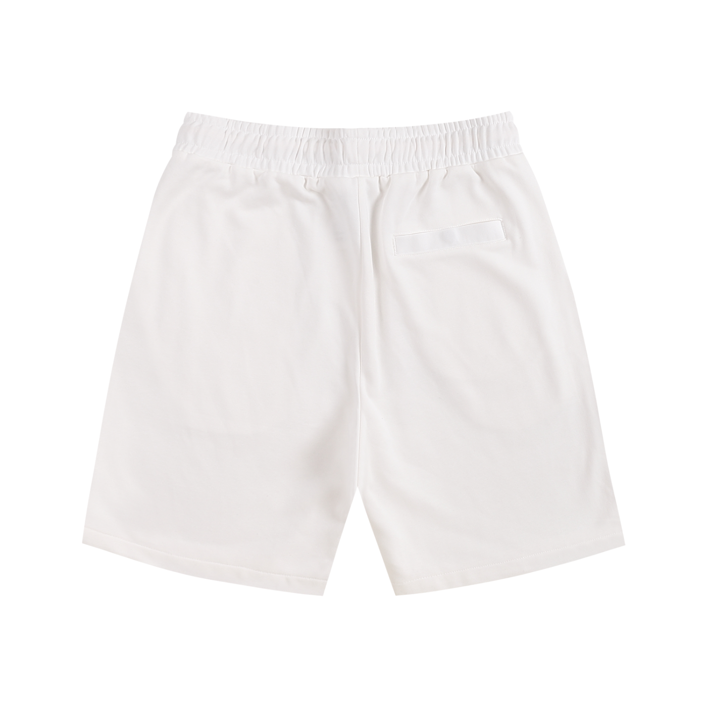 White shorts on a white background