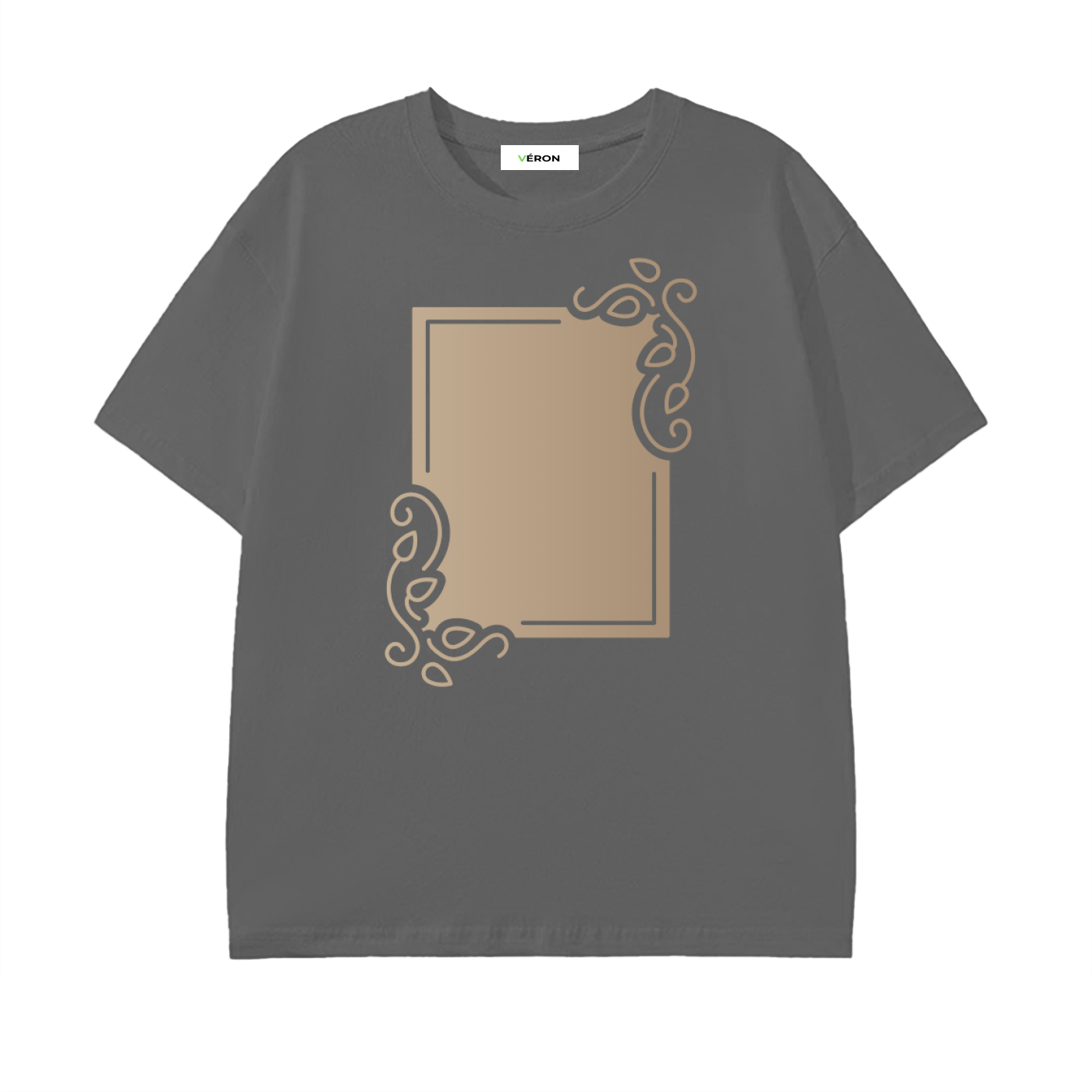 VÉRON Le Mirroir Brun luxury t-shirt for men and women 8