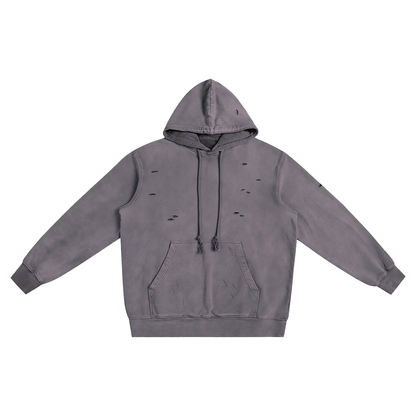 Gray hoodie on a white background