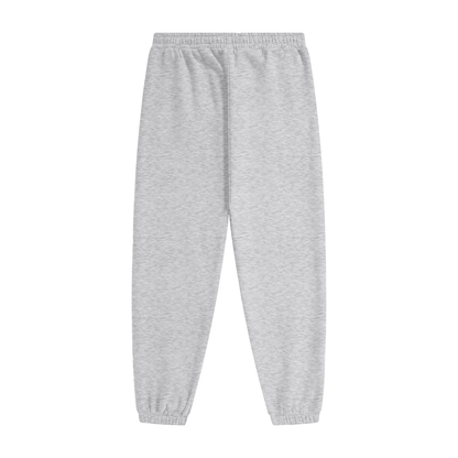 Gray sweatpants on a white background