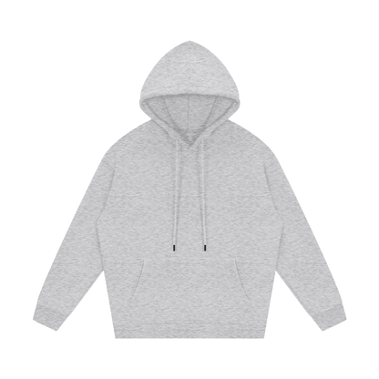 Gray hoodie on a white background