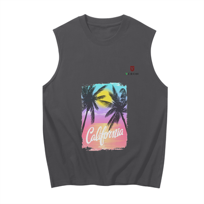 Athletic-cut VÉRON tank top in luxury minimalist design.

