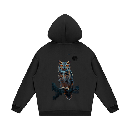 VÉRON Hibou Nocturne premium hoodie 1