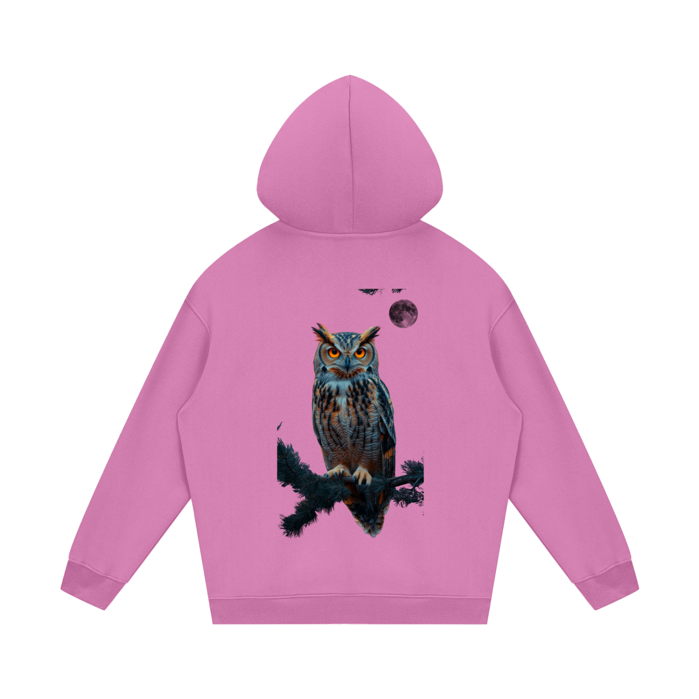 VÉRON Hibou Nocturne premium hoodie 6