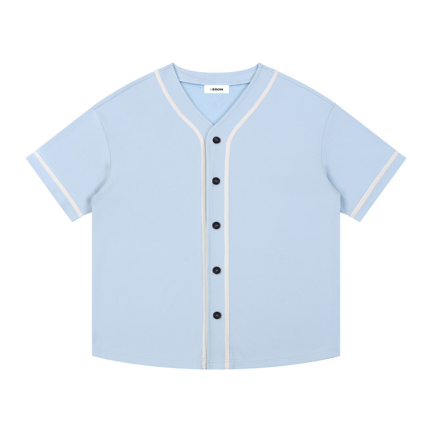 VÉRON Noblesse Éternelle Button Up Jersey Shirt 8