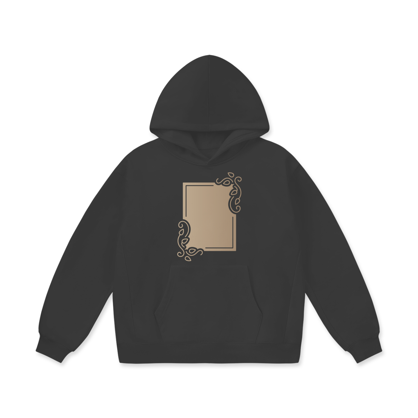 “Brown heavyweight designer hoodie streetwear style” 6