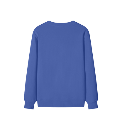 VERON Blue sweatshirt on a white background