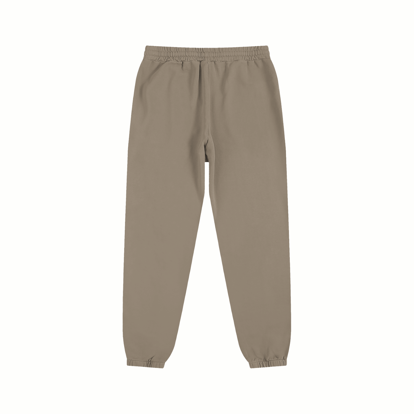 Beige sweatpants on a white background