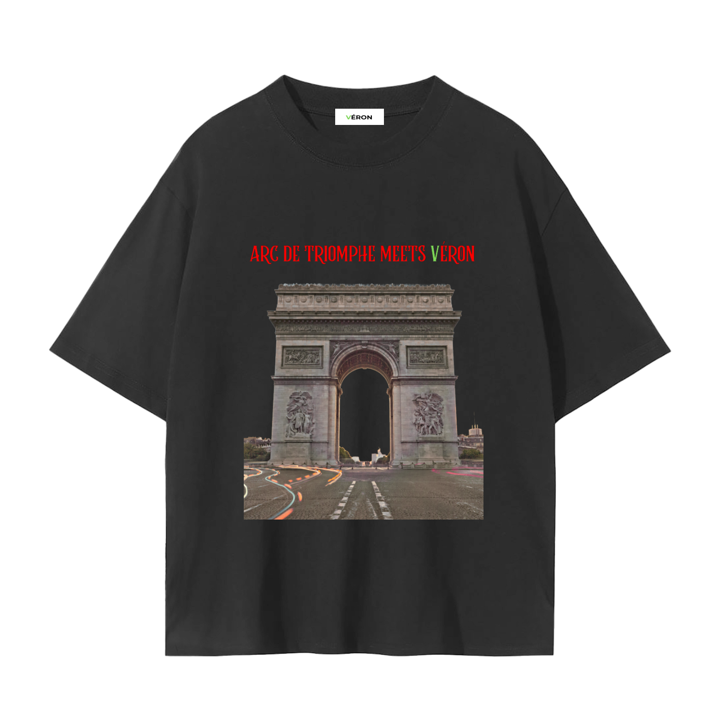 VÉRON Arc de Triomphe Meets VÉRON Premium Unisex T-Shirt