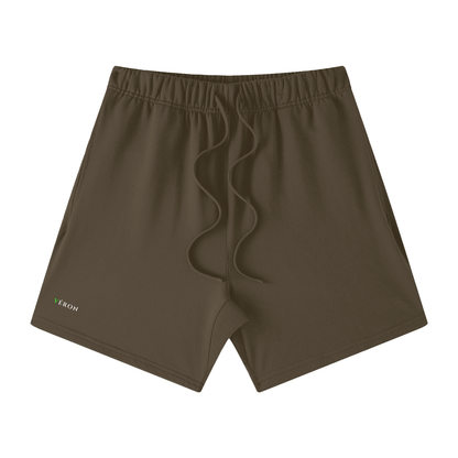 VERON Brown shorts on a white background