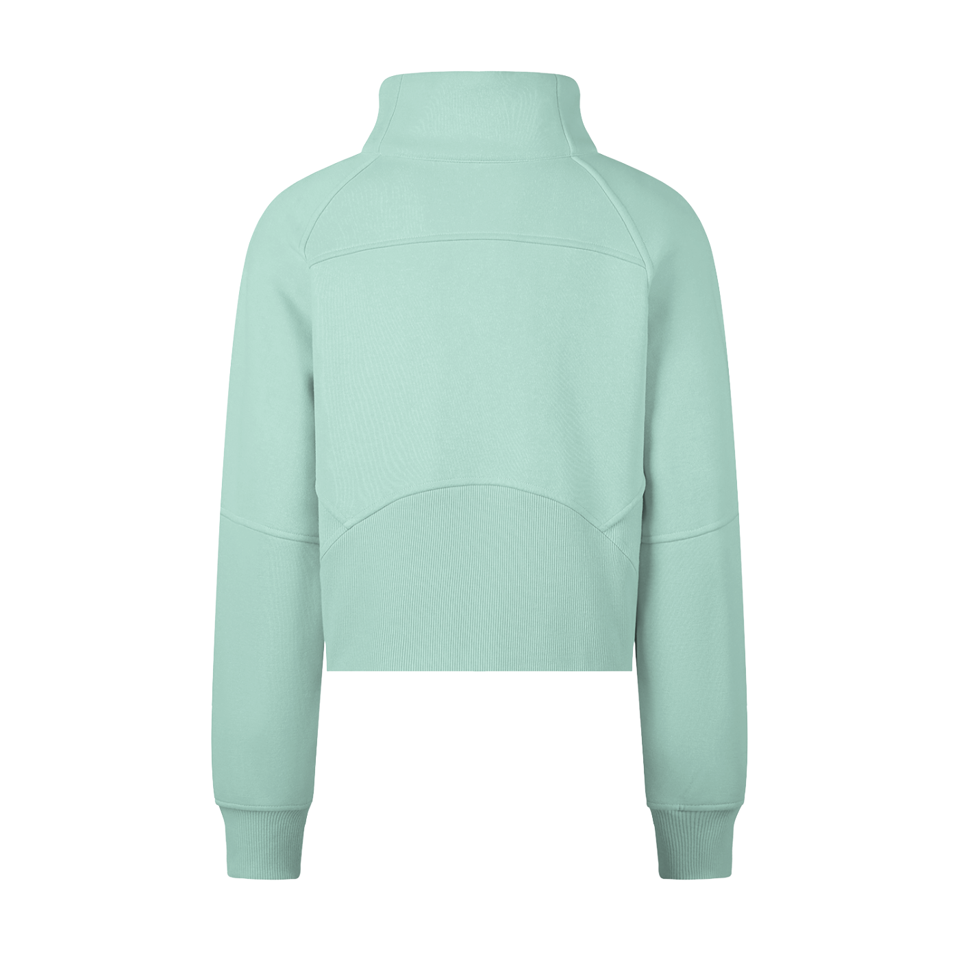Light blue sweatshirt on a white background