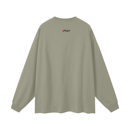 VÉRON La Trémoille Unisex Premium Long Sleeve Shirt back view 6.

