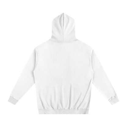White hoodie on a white background